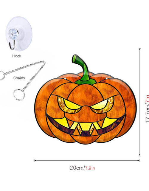 Load image into Gallery viewer, Halloween Pumpkin Bat Ghost Acrylic Hang Decorations
