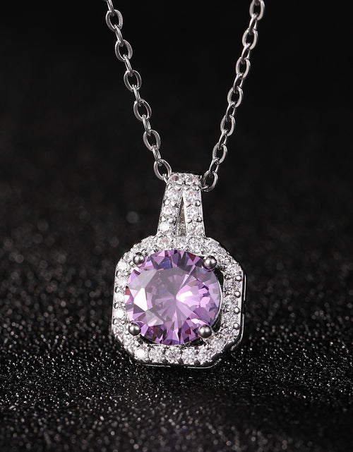 Load image into Gallery viewer, Perfume Bottle Pendant Necklace Women&#39;s Full Imitation Diamond
