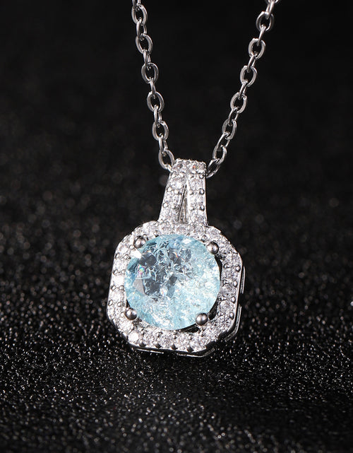 Load image into Gallery viewer, Perfume Bottle Pendant Necklace Women&#39;s Full Imitation Diamond
