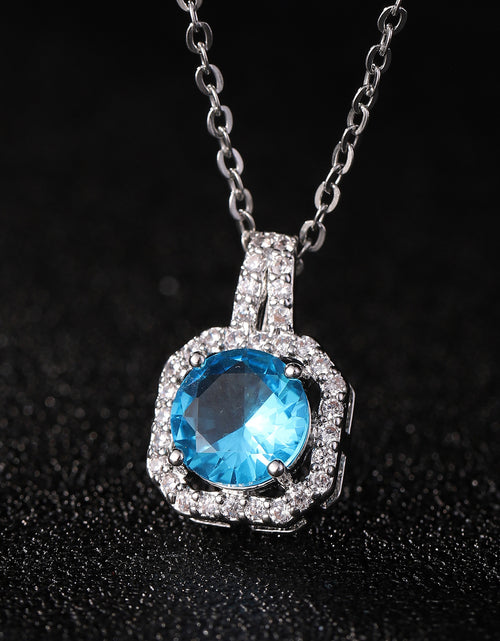 Load image into Gallery viewer, Perfume Bottle Pendant Necklace Women&#39;s Full Imitation Diamond
