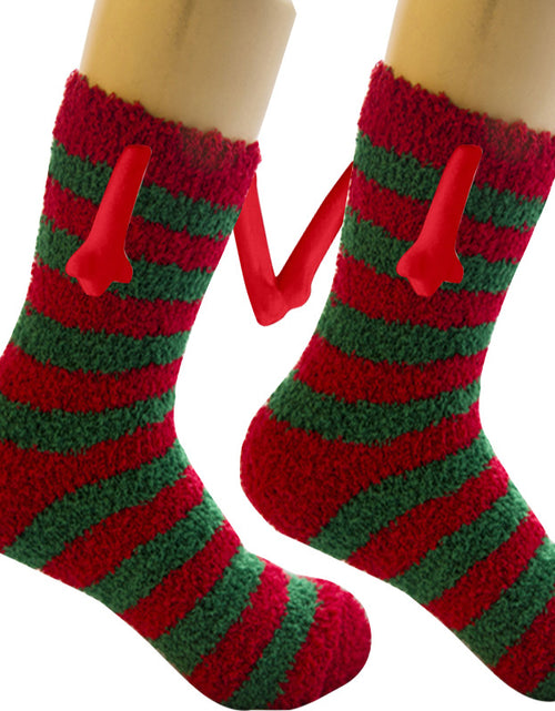 Load image into Gallery viewer, Christmas Supplies Coral Fleece Tube Socks Warm Slipper Bed Socks Winter Soft Warm Slipper
