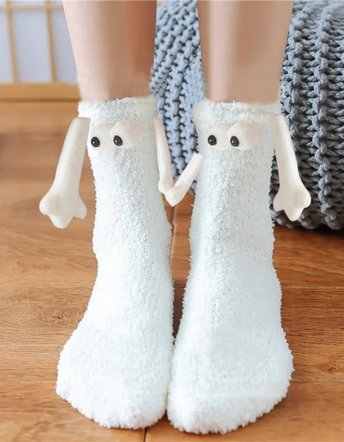 Load image into Gallery viewer, Christmas Supplies Coral Fleece Tube Socks Warm Slipper Bed Socks Winter Soft Warm Slipper
