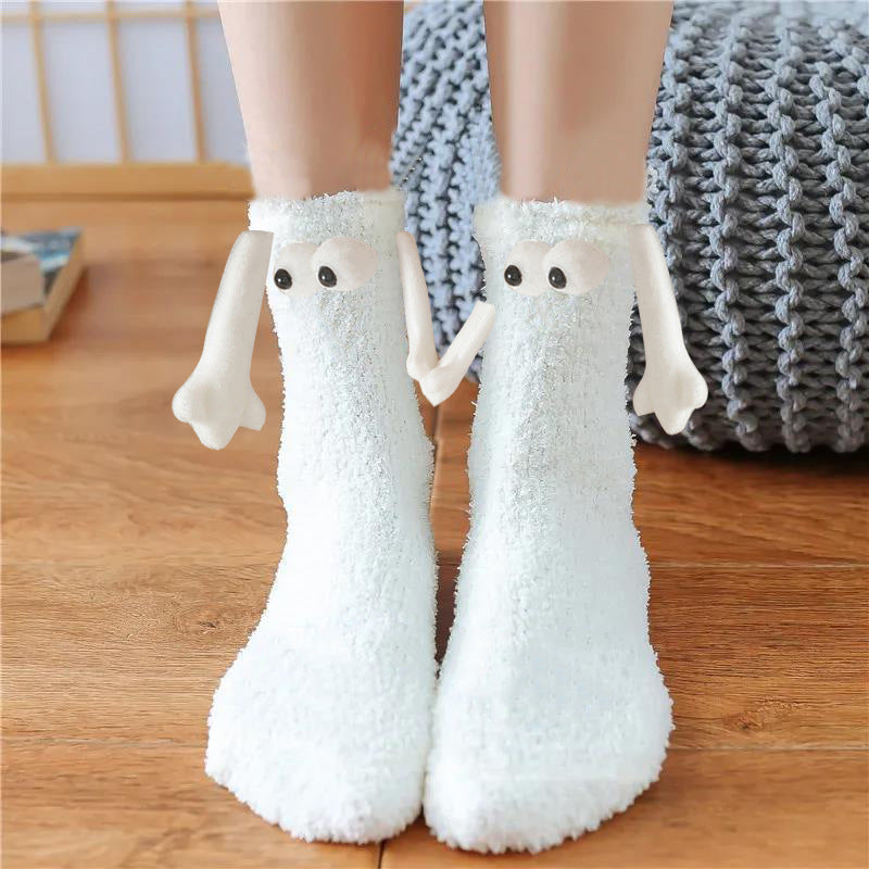 Christmas Supplies Coral Fleece Tube Socks Warm Slipper Bed Socks Winter Soft Warm Slipper