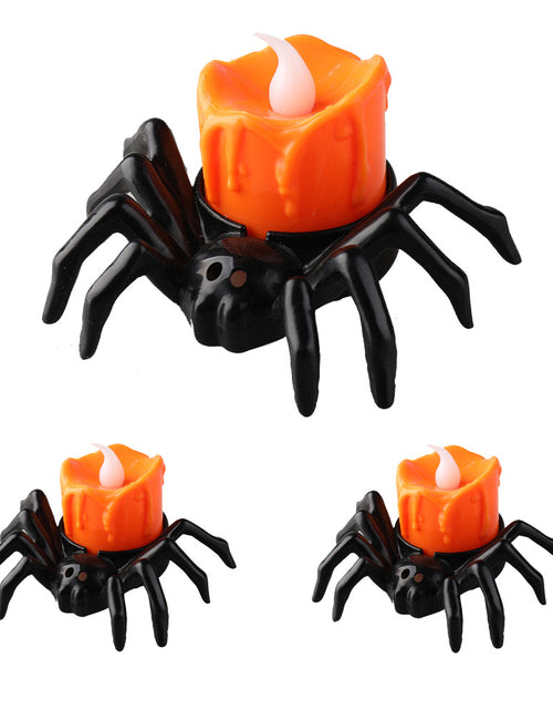 Load image into Gallery viewer, Halloween Festival Atmosphere Creative Halloween Spider Candlestick Ornaments
