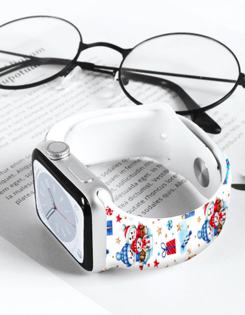 Load image into Gallery viewer, Christmas Silicone Strap Printing Suitable
