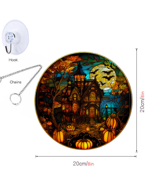 Load image into Gallery viewer, Halloween Pumpkin Bat Ghost Acrylic Hang Decorations
