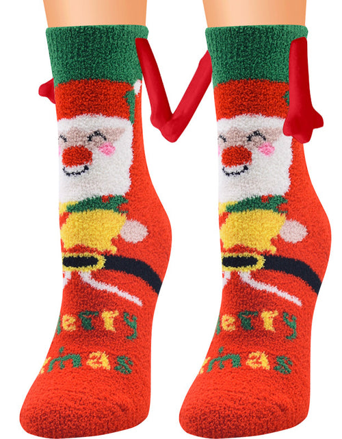 Load image into Gallery viewer, Christmas Supplies Coral Fleece Tube Socks Warm Slipper Bed Socks Winter Soft Warm Slipper
