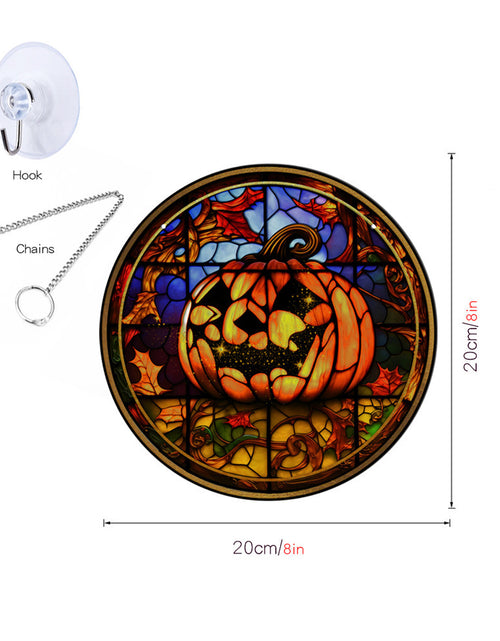 Load image into Gallery viewer, Halloween Pumpkin Bat Ghost Acrylic Hang Decorations
