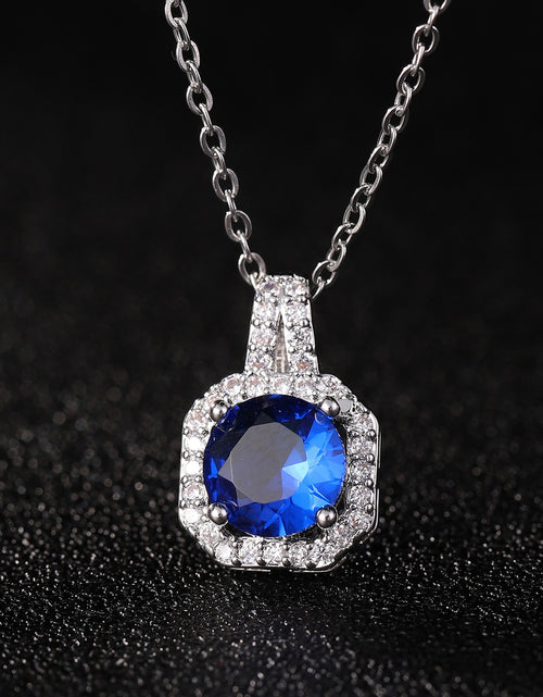 Load image into Gallery viewer, Perfume Bottle Pendant Necklace Women&#39;s Full Imitation Diamond
