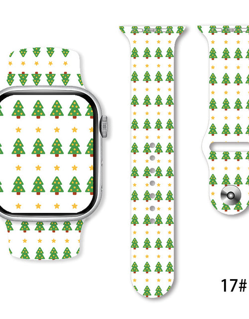 Load image into Gallery viewer, Christmas Silicone Strap Printing Suitable
