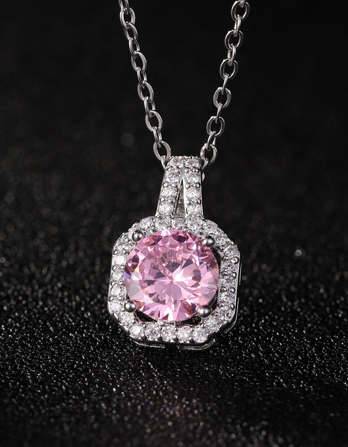 Load image into Gallery viewer, Perfume Bottle Pendant Necklace Women&#39;s Full Imitation Diamond
