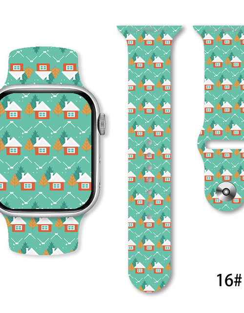 Load image into Gallery viewer, Christmas Silicone Strap Printing Suitable
