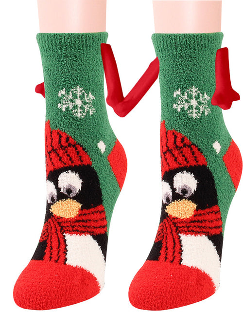 Load image into Gallery viewer, Christmas Supplies Coral Fleece Tube Socks Warm Slipper Bed Socks Winter Soft Warm Slipper
