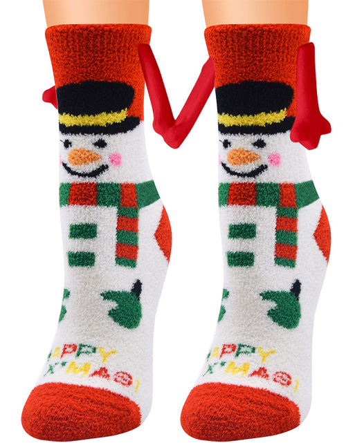 Load image into Gallery viewer, Christmas Supplies Coral Fleece Tube Socks Warm Slipper Bed Socks Winter Soft Warm Slipper
