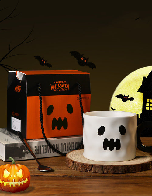 Load image into Gallery viewer, Halloween Gift Pumpkin Cup Ceramic Mug
