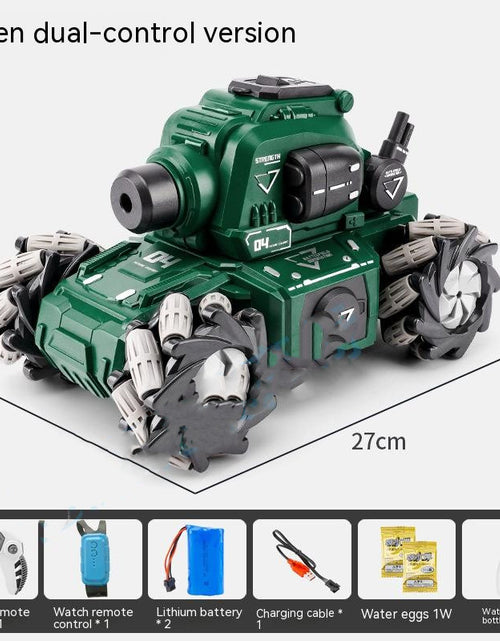 Load image into Gallery viewer, 24g Remote Control Tank Children&#39;s Lighting Water Bomb Toys
