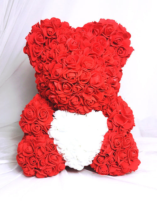 Load image into Gallery viewer, Eternal Life Flower Rose Bear Creative Valentine&#39;s Day Gift
