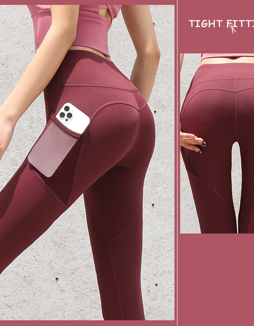 Load image into Gallery viewer, Gym Sport Seamless Leggings With Pockets Push Up High Waist Pants Women Fitness Running Yoga Pants Gym Sport Seamless Leggings
