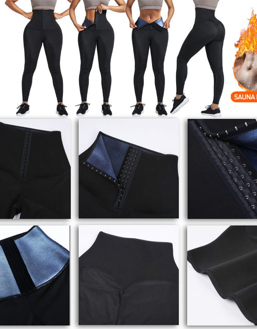 Load image into Gallery viewer, Sauna Long Pants Fitness Exercise Hot Thermo Sweat Leggings Training Slimming Pant
