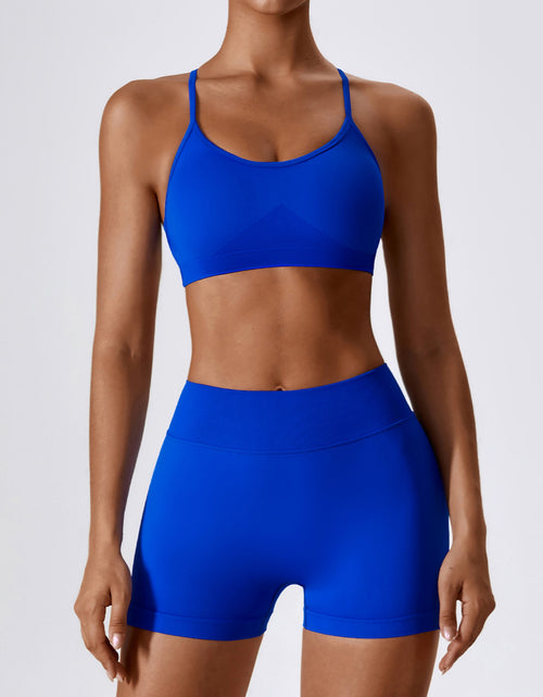 Load image into Gallery viewer, Seamless Beauty Back Yoga Clothes Running Quick-drying Tight Sports Fitness Clothes Suit Women
