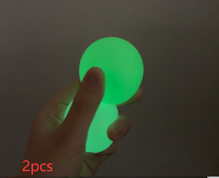 Load image into Gallery viewer, Luminous Sticky Ball Toys Sticky Wall Home Party Games Glow In The Dark Novelty Toys Decompression Squeeze Toy
