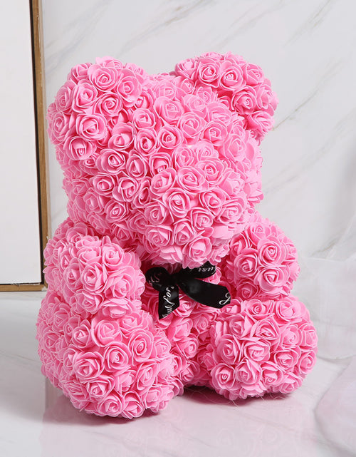 Load image into Gallery viewer, Eternal Life Flower Rose Bear Creative Valentine&#39;s Day Gift
