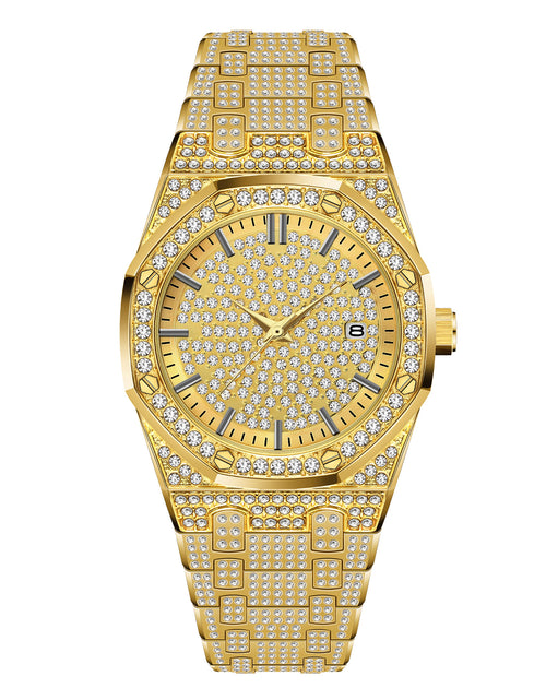 Load image into Gallery viewer, Hip Hop Calendar Starry Diamond-Embedded Watch
