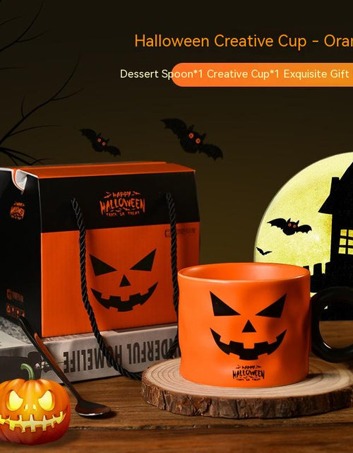 Load image into Gallery viewer, Halloween Gift Pumpkin Cup Ceramic Mug
