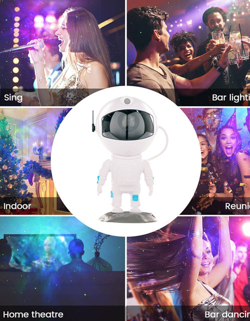 Load image into Gallery viewer, New Galaxy Projector Astronaut Starry Sky Projector Remote Control Music Laser
