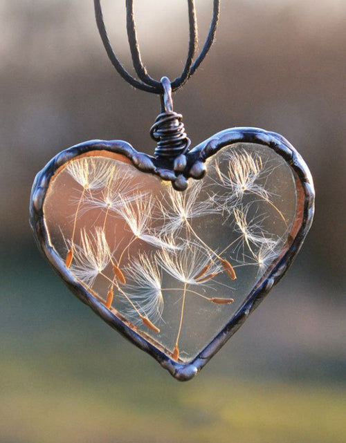 Load image into Gallery viewer, Creative Dandelion Love Wish Necklace
