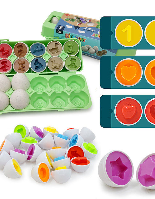 Load image into Gallery viewer, Baby Learning Educational Toy Smart Egg Toy Games Shape Matching Sorters Toys Montessori Eggs Toys For Kids Children
