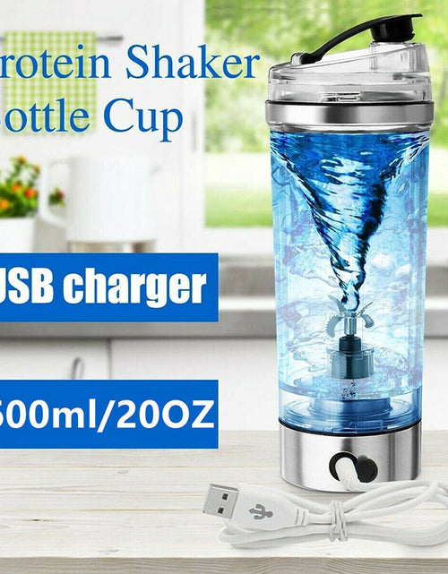 Load image into Gallery viewer, Electric Protein Shake Stirrer USB Shake Bottle Milk Coffee Blender Kettle Sports And Fitness Charging Electric Shaker Cup
