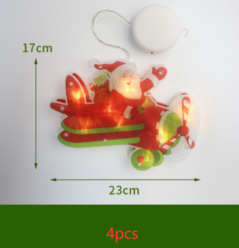 Load image into Gallery viewer, LED Suction Cup Window Hanging Lights Christmas Decoration
