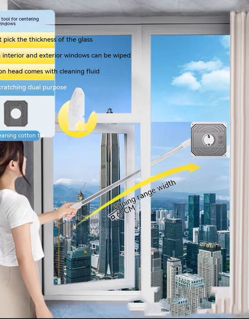 Load image into Gallery viewer, Glass Wiper High-Rise Outer Window Double-Sided Window Cleaner
