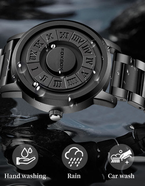 Load image into Gallery viewer, Lige Cool Magnetic Suspension Watch Men&#39;s Black Technology Creative Personality
