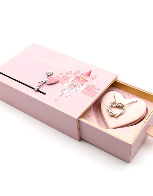 Load image into Gallery viewer, Love Castle Jewellery Box Ring Necklace Box
