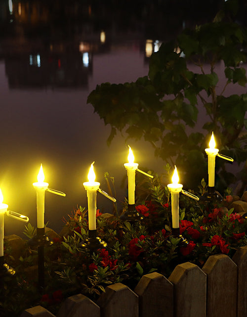 Load image into Gallery viewer, Outdoor Solar Candle LED Ground Lamp Garden Garden Decoration
