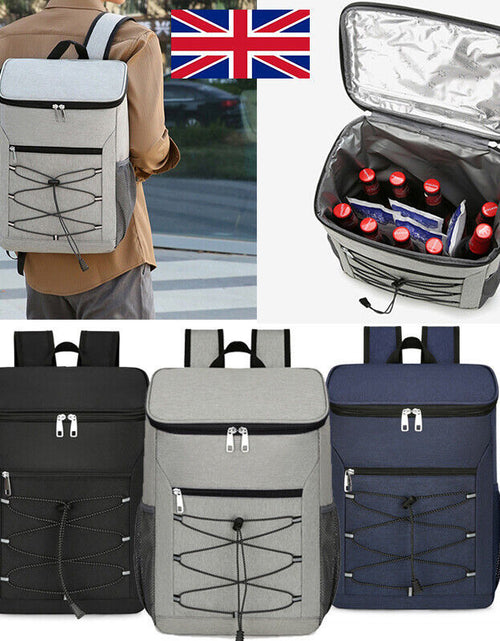 Load image into Gallery viewer, Insulated Cooler Backpack Camping Hiking Cool Picnic Lunch Bag Rucksack NEW
