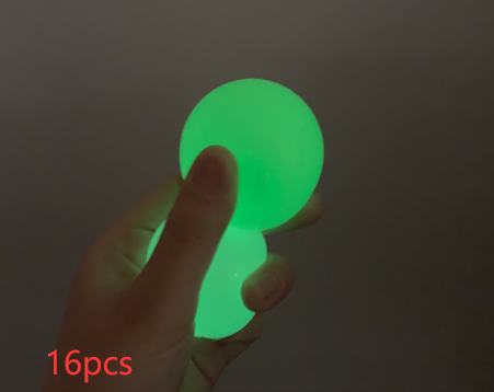 Load image into Gallery viewer, Luminous Sticky Ball Toys Sticky Wall Home Party Games Glow In The Dark Novelty Toys Decompression Squeeze Toy
