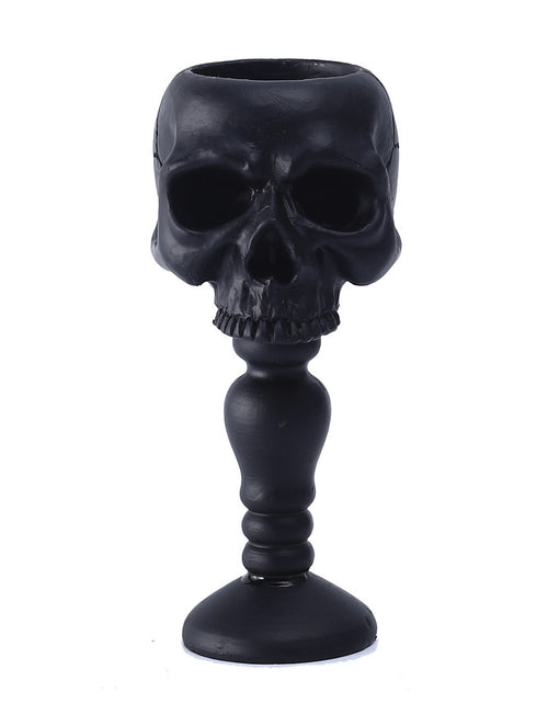 Load image into Gallery viewer, Three-dimensional Skull Column Candlestick Home Decoration
