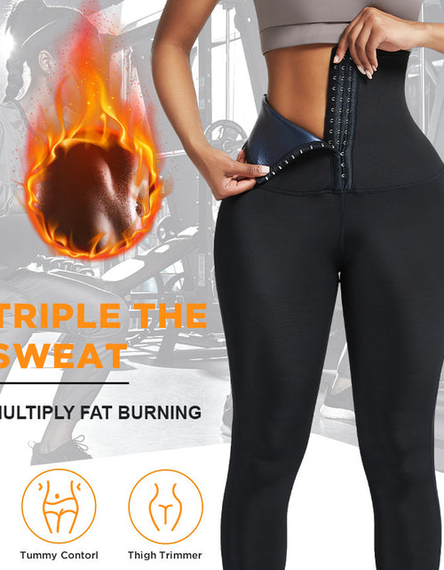 Load image into Gallery viewer, Sauna Long Pants Fitness Exercise Hot Thermo Sweat Leggings Training Slimming Pant
