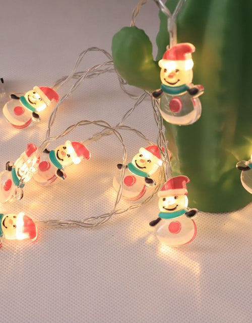 Load image into Gallery viewer, Room Christmas Battery LED Snowman Light String
