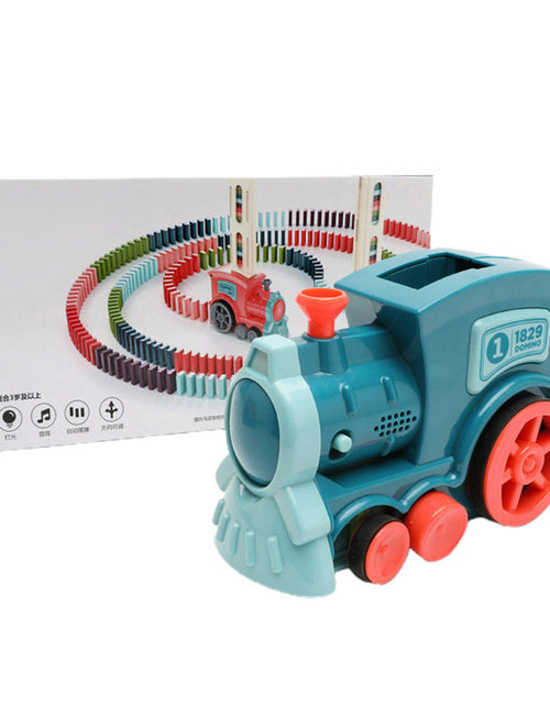 Load image into Gallery viewer, Domino Train Toys Baby Toys Car Puzzle Automatic Release Licensing Electric Building Blocks Train Toy
