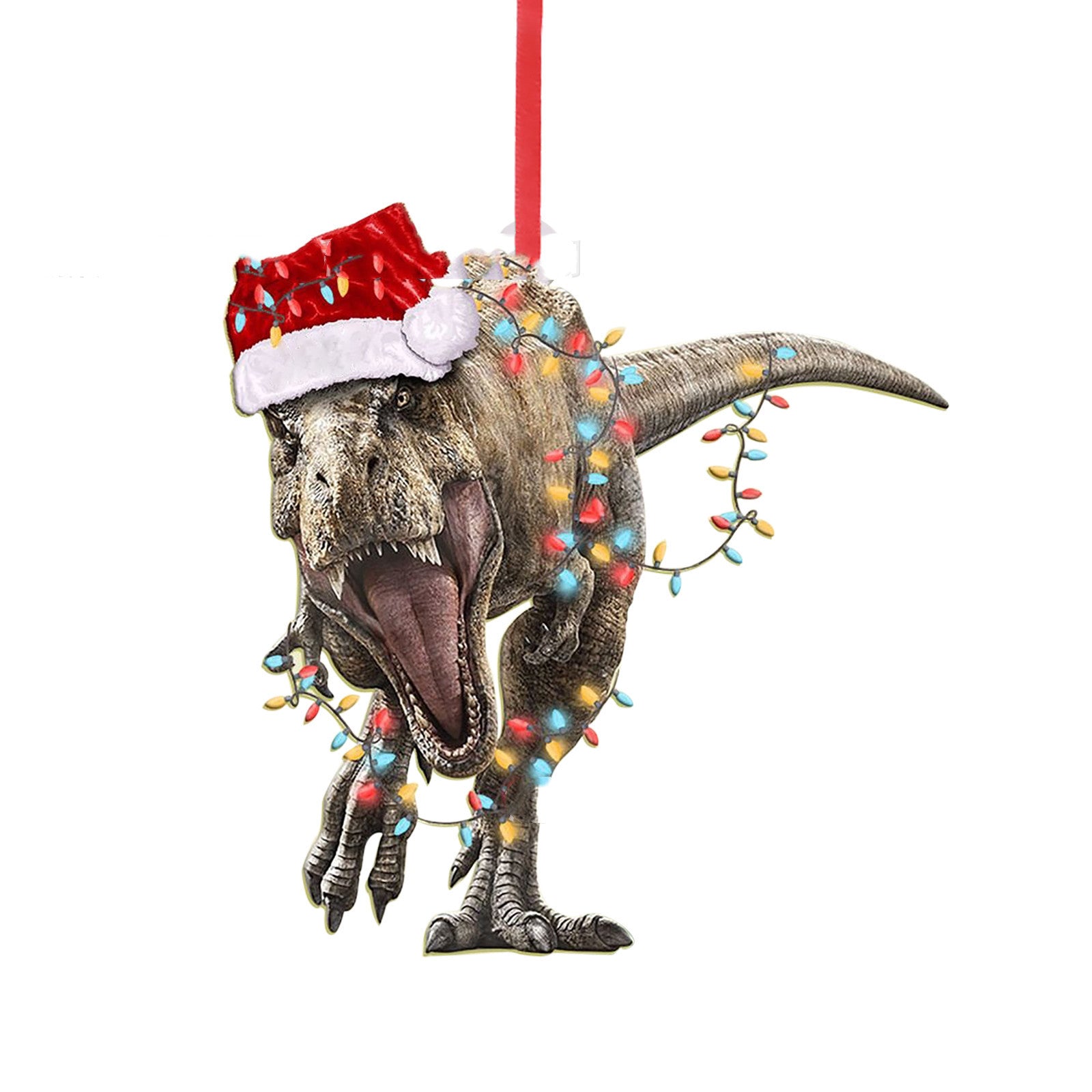 Christmas Tree Dinosaur Pendant Ornament