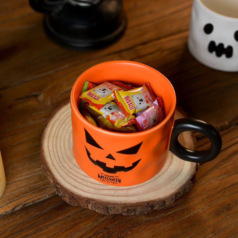 Halloween Gift Pumpkin Cup Ceramic Mug