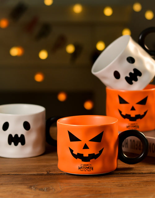 Load image into Gallery viewer, Halloween Gift Pumpkin Cup Ceramic Mug
