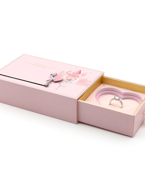 Load image into Gallery viewer, Love Castle Jewellery Box Ring Necklace Box
