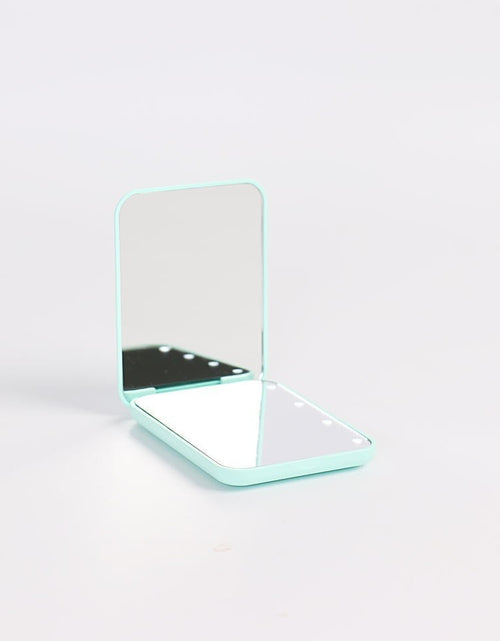 Load image into Gallery viewer, Portable Handheld Folding LED Light Makeup Mirror
