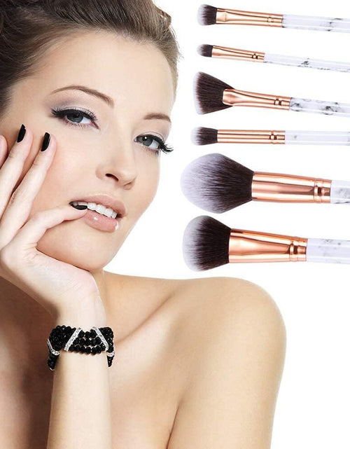 Load image into Gallery viewer, Make-Up Brushes  Professional 12Pcs Marble Make Up Brushes Set
