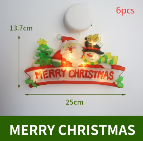 Load image into Gallery viewer, LED Suction Cup Window Hanging Lights Christmas Decoration
